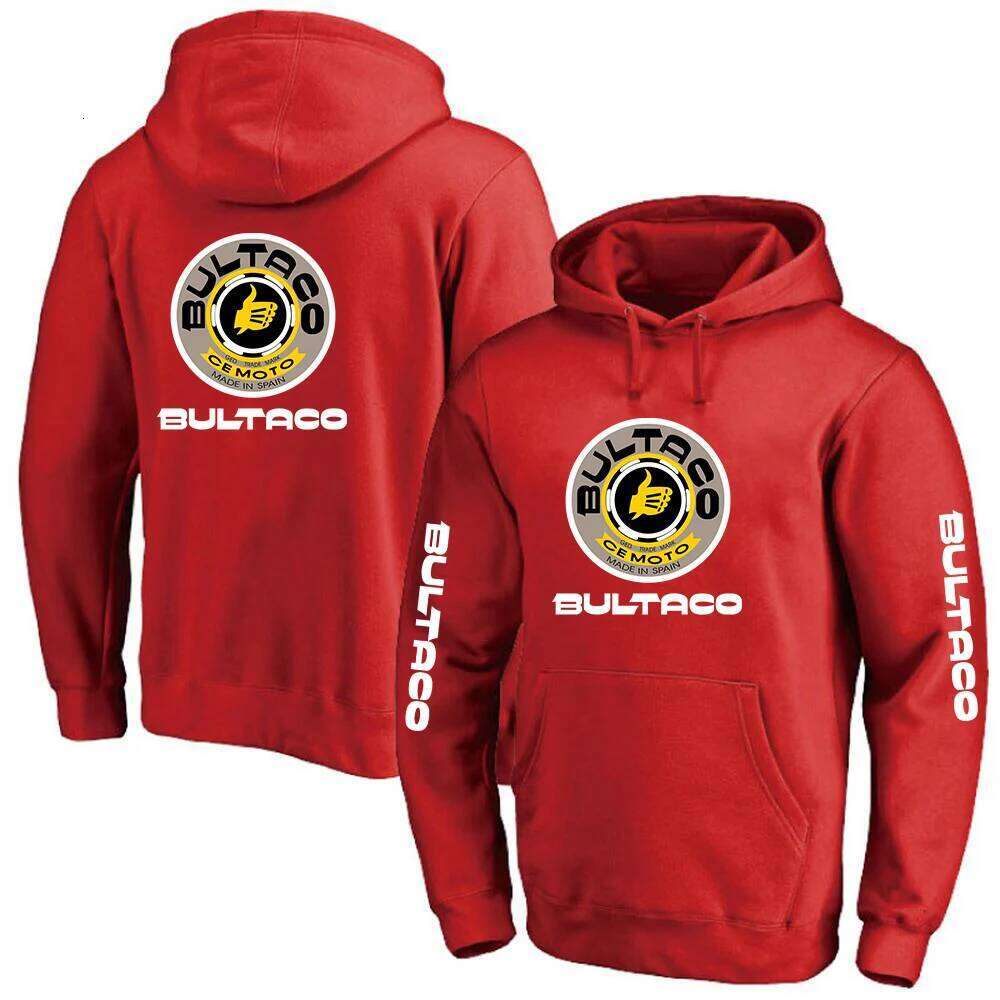 Bultaco Cemoto Motorcycles Men Spring And Autumn Solid Color Pullover Hoodie Fashion Printed Comfortable Hooded Simplicity Tops Z260314