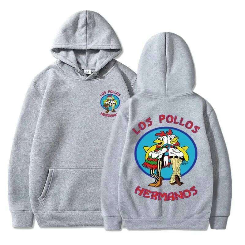Breaking Bad Hoodie Los Pollos Hermanos Chicken Brothers Print Tracksuit Men Women Fashion Autumn Winter Fleece Loose Sweatshirt Z260315