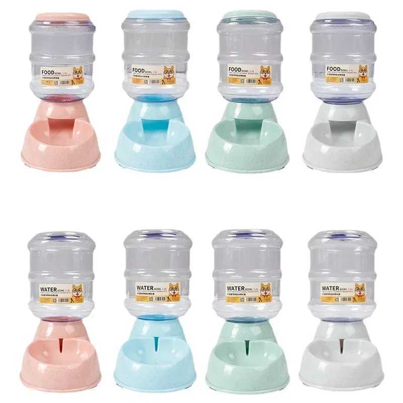 Dog Automatic Feeders Plastic Water Bottle Cat Bowl Feeding and Drinking Dog Water Dispenser Pet Feeding Bowl Pet Supplies H260313