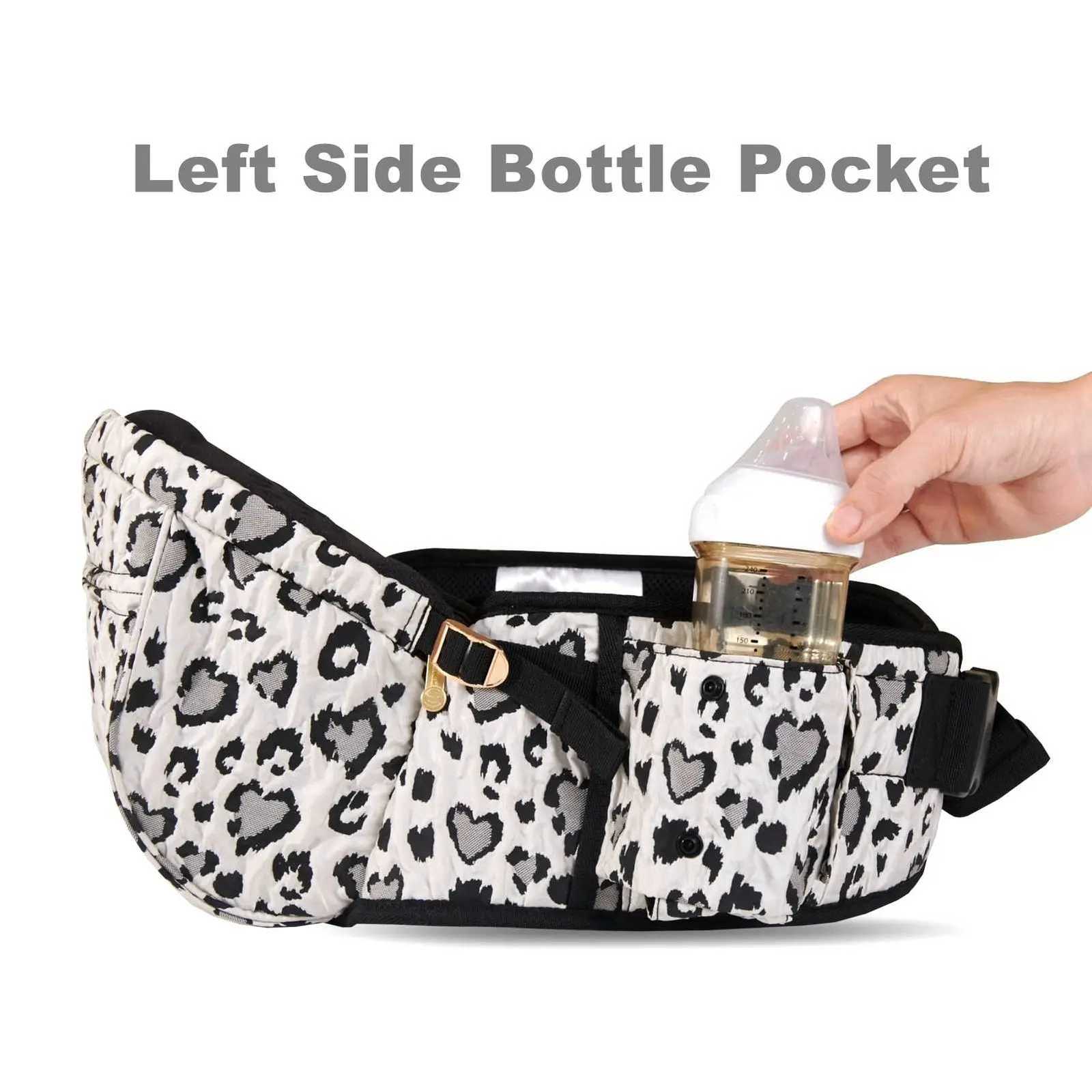 SUNVENO Baby Carrier Fashion Leopard Print Waist Stool Non-Slip Hip Seat Surface for 3-36months Newborns Toddlers X260313