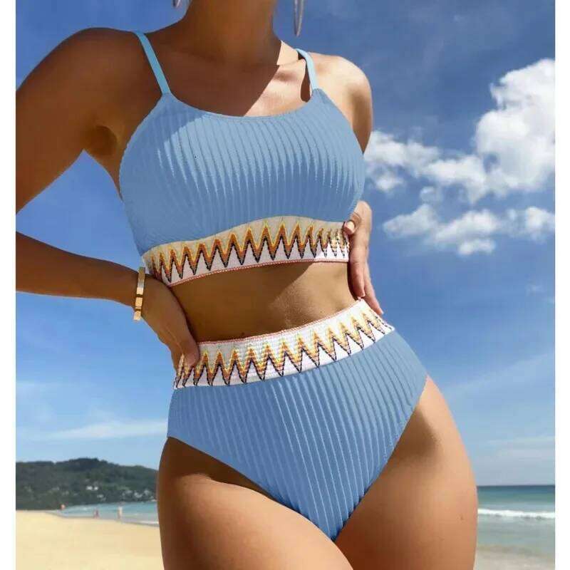 Sexy High Waist Bikinis 2026 Swimsuits Women's Swimwear Push Up Female Beach Swimming Wear Bathing Suits Bikini Set Pool Bather Y260303