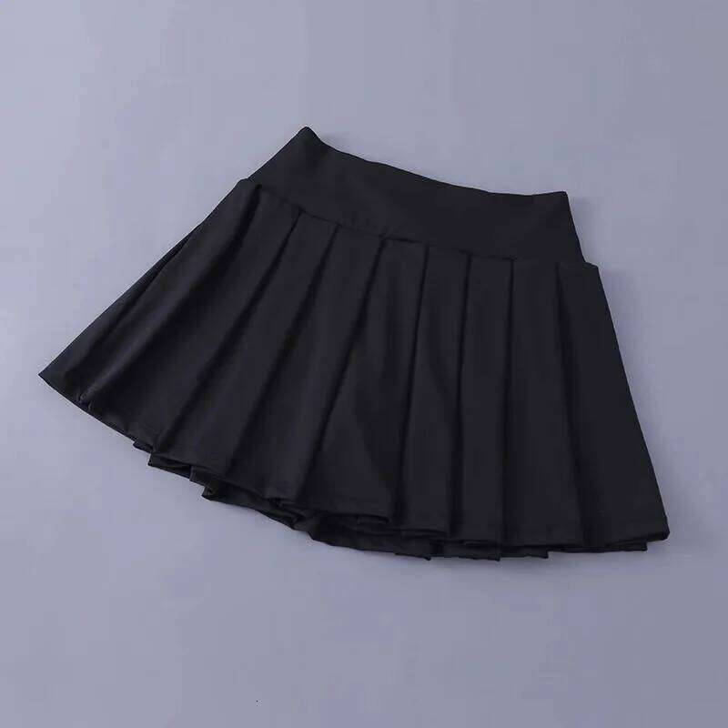 Tennis Pleated Skirt High Waisted Athletic Golf Skorts Workout Sports Skirts With Shorts For Women Z260314