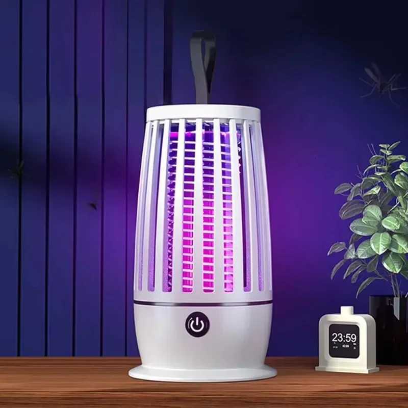 Portable Mosquito Killer Lamp Wired/Wireless Electric Fly Trap Bedroom Silent Mosquito Killer Lamp Outdoor Mosquito Repeller H260313