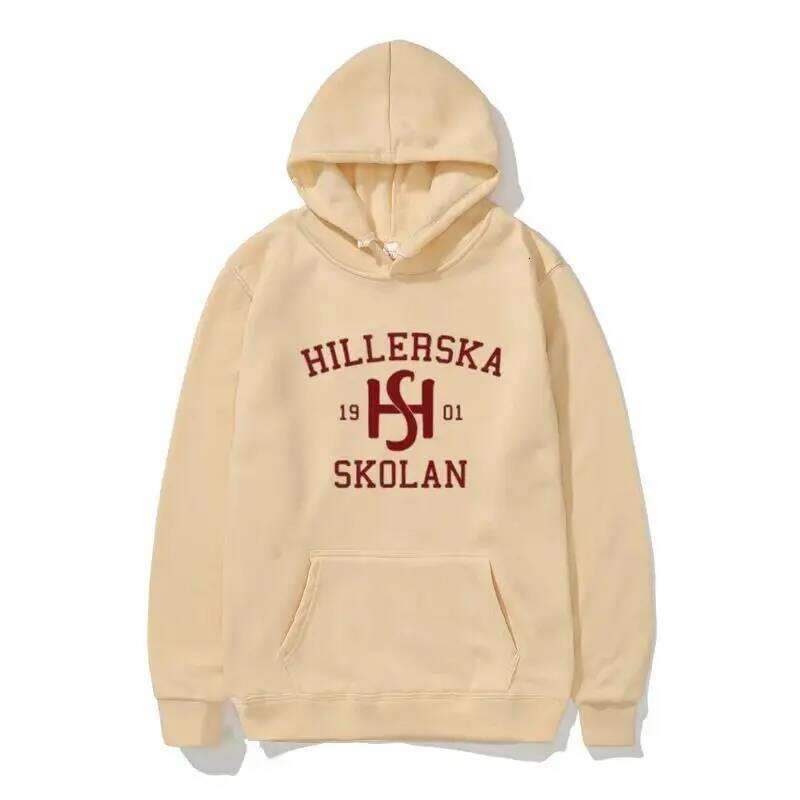 Young Royals Skolan Hoodie Hillerska Unisex Hooded Sweatshirt Graphic Versatile Trendy Long Sleeve Pullover Tv Show Tops Z260314