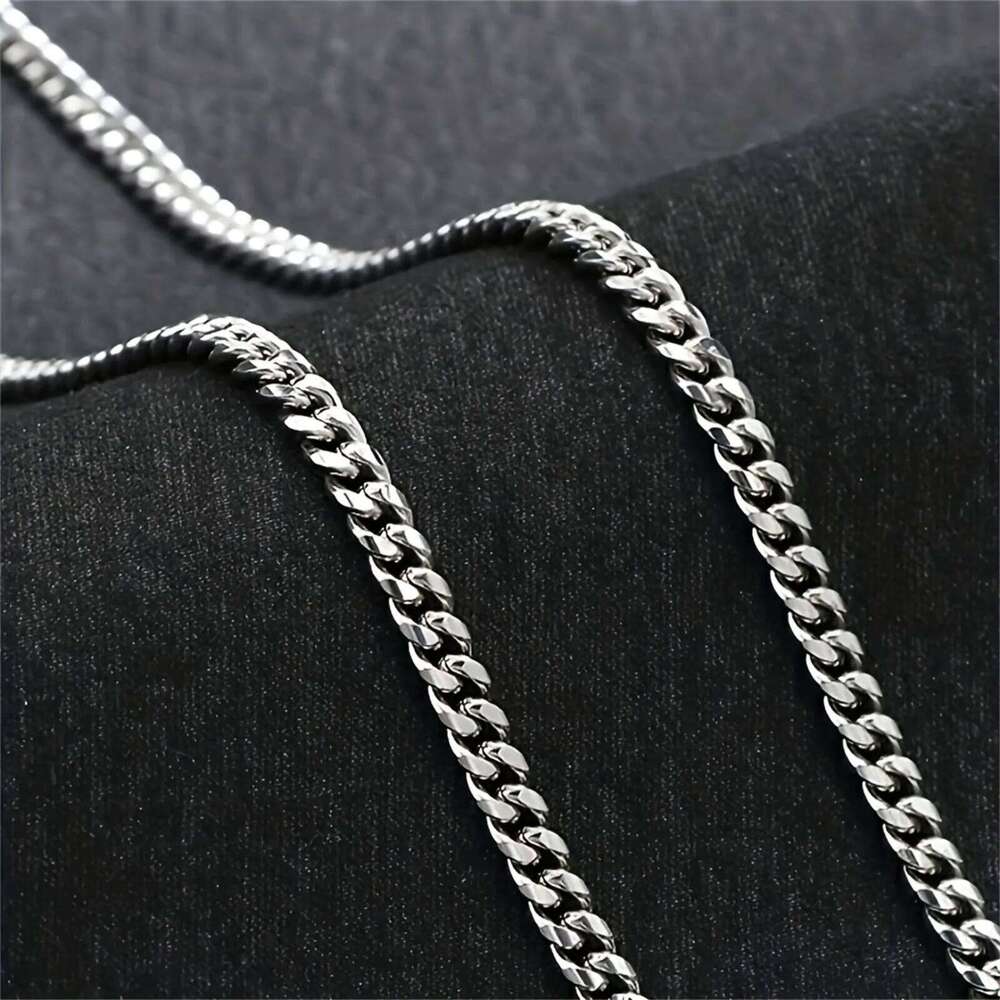 Fashion High Quality Cuban Chain Necklace Brother, Birthday Graduation Gift, Gift for All Festivals, with Card and Box H260312