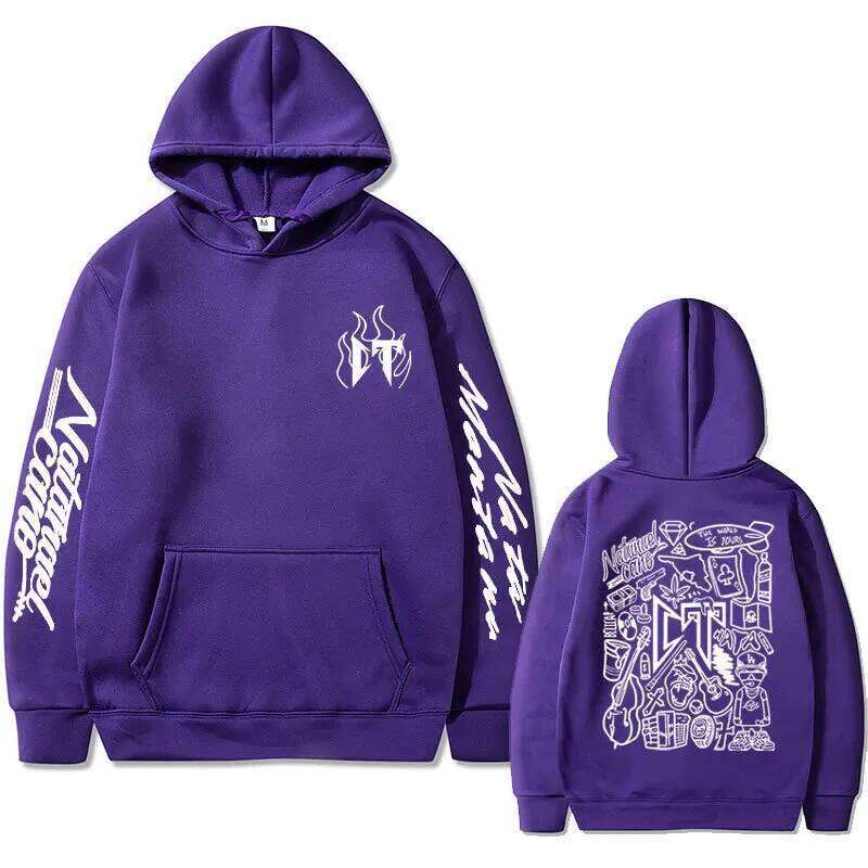 Singer Natanael Cano Corridos Tumbados Sloth CT Double Printing Hoodie Harajuku Sweatshirts Women Men Long Sleeve Clothes Z260314