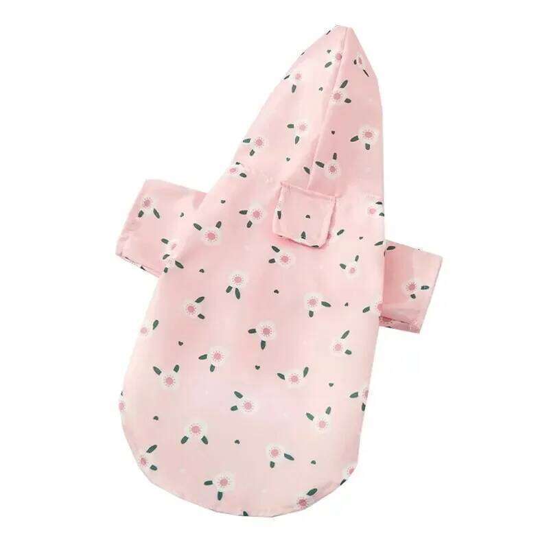 Pet Summer Fashion Short Sleeve Waterproof Clothes Puppy Dog Raincoat Outdoor Coat Bichon Schnauzer Welsh Bamubi