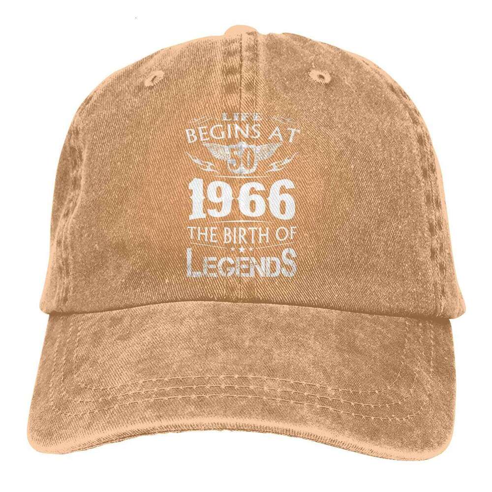 Life Begins At - 1966 The Birth Of Legends Baseball Cap Men 50 Years Old Born in 1971 colors Women Summer Snapback Caps Z260313