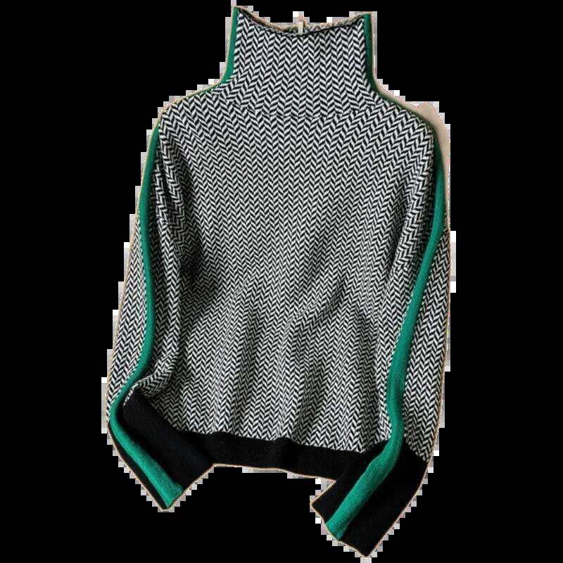 Epligg Turtleneck New Sweater Knitted Simple Soft Top Women Slim Warm Jumper 2025 Pullover Basic Female Woman Sweaters Z260313