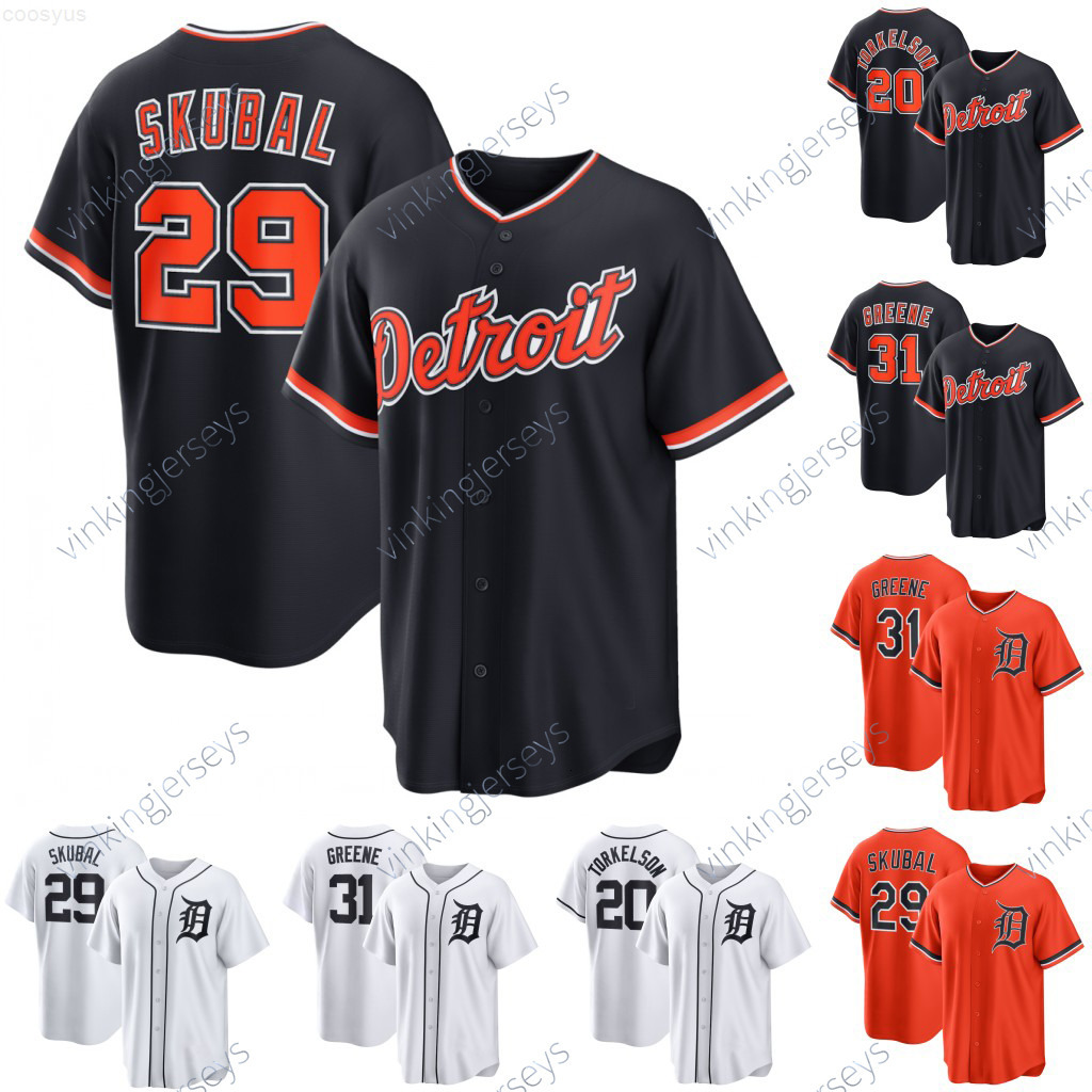 Detroit Tiger 2026 Tarik Skubal Jersey Riley Greene Spencer Torkelson Kerry Carpenter Miguel Cabrera Al Kaline Chet Lemon Paws
