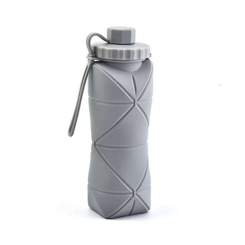 Silicone folding Water High temperature Resistant safe Odorless portable Retractable cup Sports water kettle travel Z260314