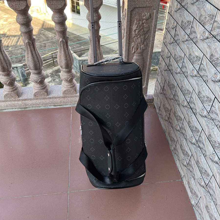 Tugboat Luggage Designer Suitcase Genuine Leather Suitcases 20 inches 2 wheels Luxury Boxes Trolley Case Travel Bag Unisex Boarding Case with Zipper