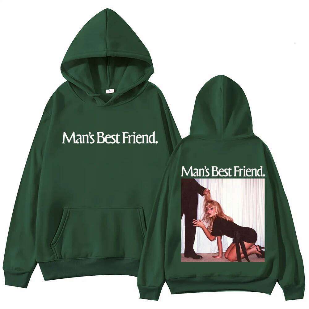 Sabrina-Carpenter New Album Mans Best Friend Hoodie Harajuku Hip Hop Pullover Tops Sweatshirt Gift Z260314