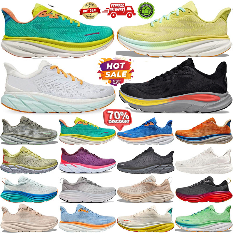 Designer men women running shoes bondi 8 Clifton 9 sneaker ONE womens Challenger 7 Anthracite hiking shoe breathable mens outdoor Sports Trainers 36-47