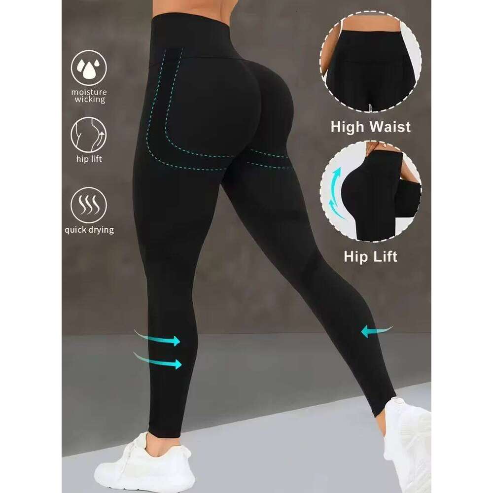 Sports Yoga Leggings, High-Waisted Butt-Lifting Bottoms, Ideal for Running & Gym Workouts, Premium Women's Athletic Pant 26Y0313