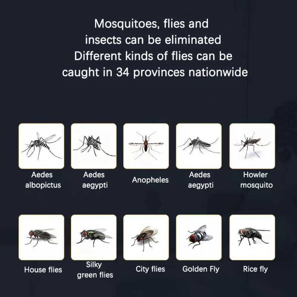 LED New Mosquito Lamp Outdoor Indoor Household Non Radiation Silent Mosquito Eliminator Plug-in Mosquito Lamp H260313