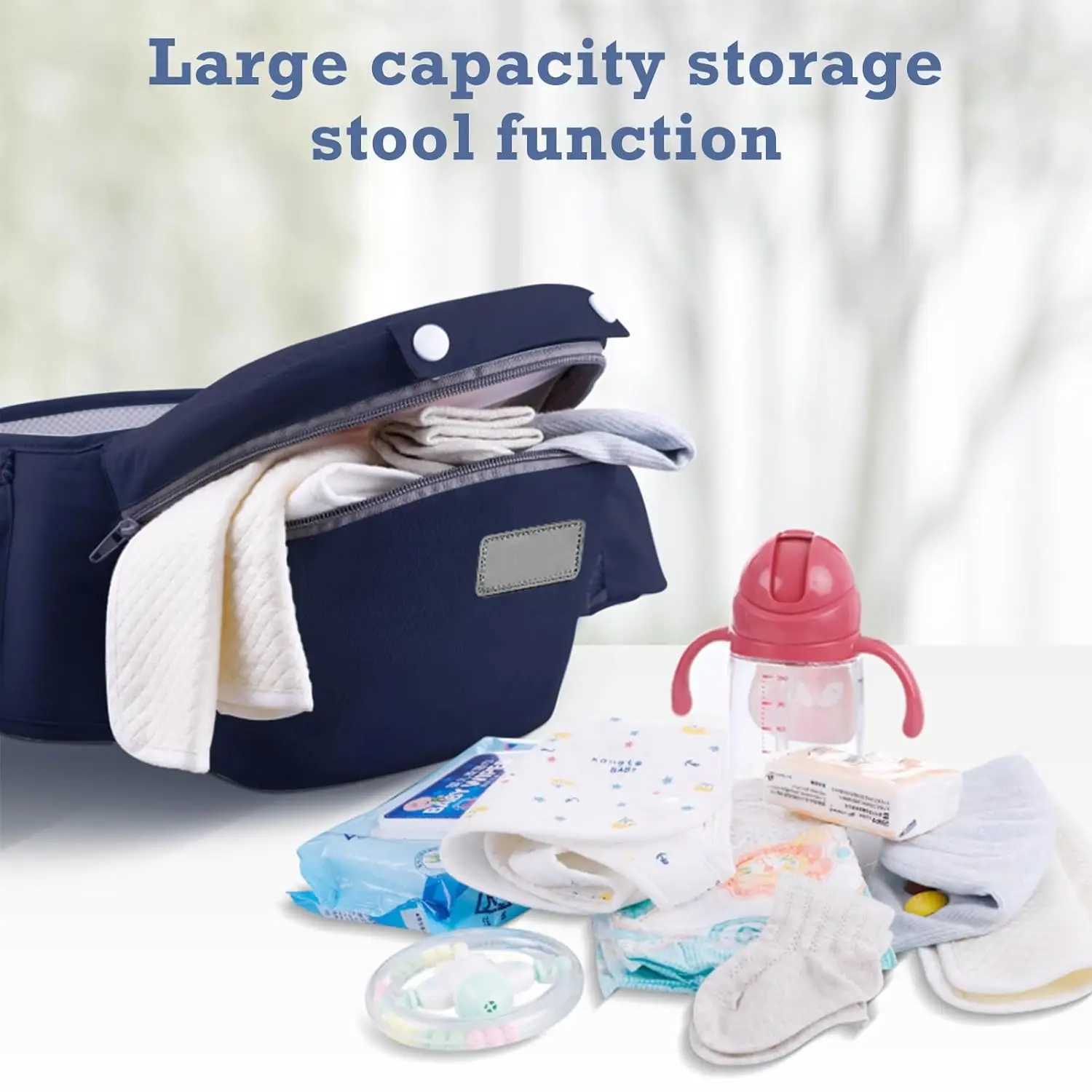 Ergonomic Newborn Baby Carrier Wrap Backpack 0-3 Years Storage Bag Infant Swaddle Sling Baby Kangaroo Baby Waist Stool Hip Seat X260313