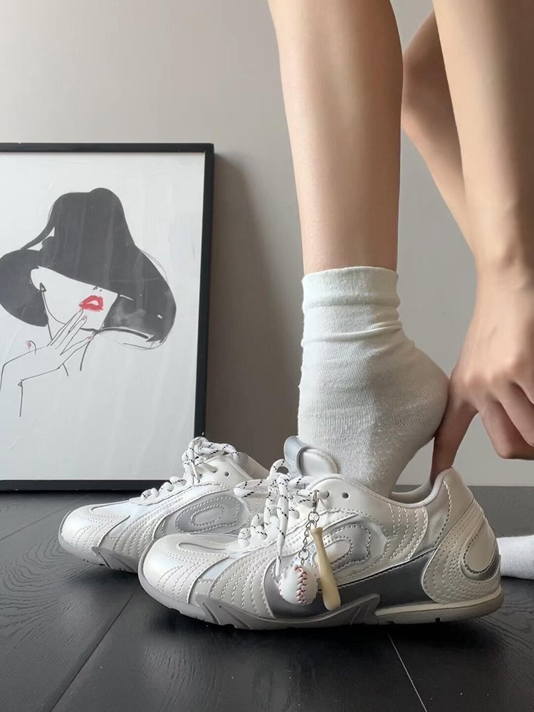 Designer Shoes Retro Versatile Baseball Training Shoes New Thin Sole Casual Sports Racing Forrest Gump Shoes Trendy Trendy Shoes