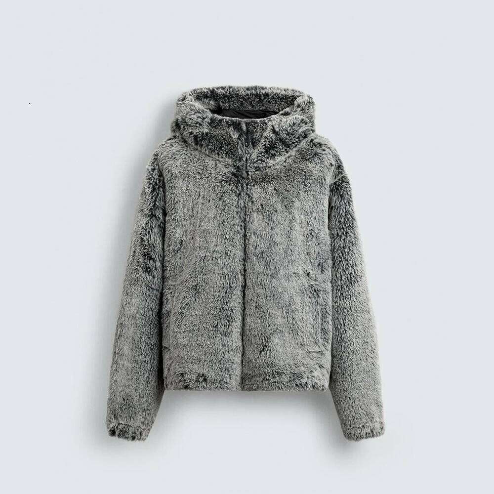 Winter New Faux Fur Long-Sleeved Jacket American Retro Fashion Trendy High Street Loose Casual Niche Men's Top 2025 Z260313