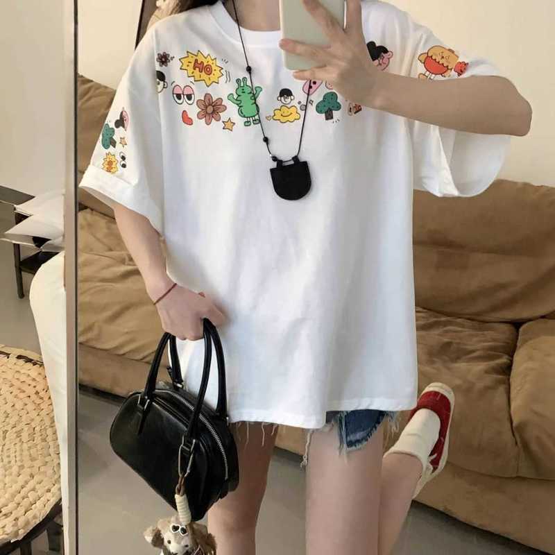T-shirts Pure cotton boys' short-sleeve children's clothing summer white T-shirt new style summer wear for older children fashionable boys&#