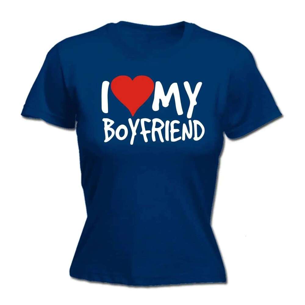 I Love My Husband Boyfriend WOMENS T-SHIRT Birthday Girlfriend Wife Partner Funny Kawaii Clothes Oversized T Shirt Tops Tee Z260314