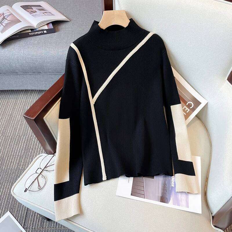 Turtleneck Winter Clothes 2025 Merino Kintting Cotton Cashmere Sweater Women Pullover Fall Female Pull Femme Z260313