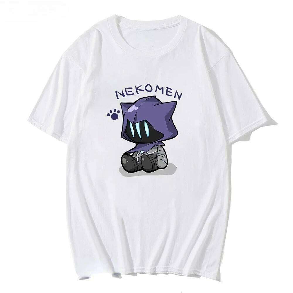 Kawaii VALORANT Shirt Men Omen Cartoon T-Shirts Women Fashion Tops Boys Girls Game Printed Harajuku 2025 New Shirt-tee Unisex Z260314