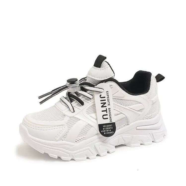 Children Mesh Sneakers Kids Boys Girls Lightweight Casual Sports Running Shoes New Arrival Soft Sole Summer Breathable Tennis 26Y0313