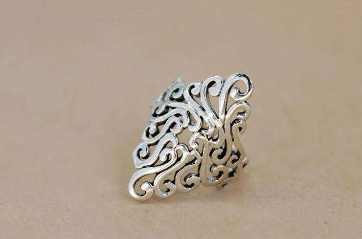 New Arrivals 925 Sterling Silver for Women Adjustable Size Ring Fashion sterling-silver-jewelry H260312