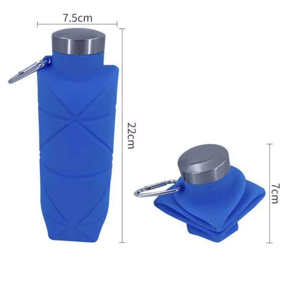 700ML Collapsible Leakproof Valve Reusable Silicone Foldable Water Bottle for Gym Camping Hiking Travel Z260313