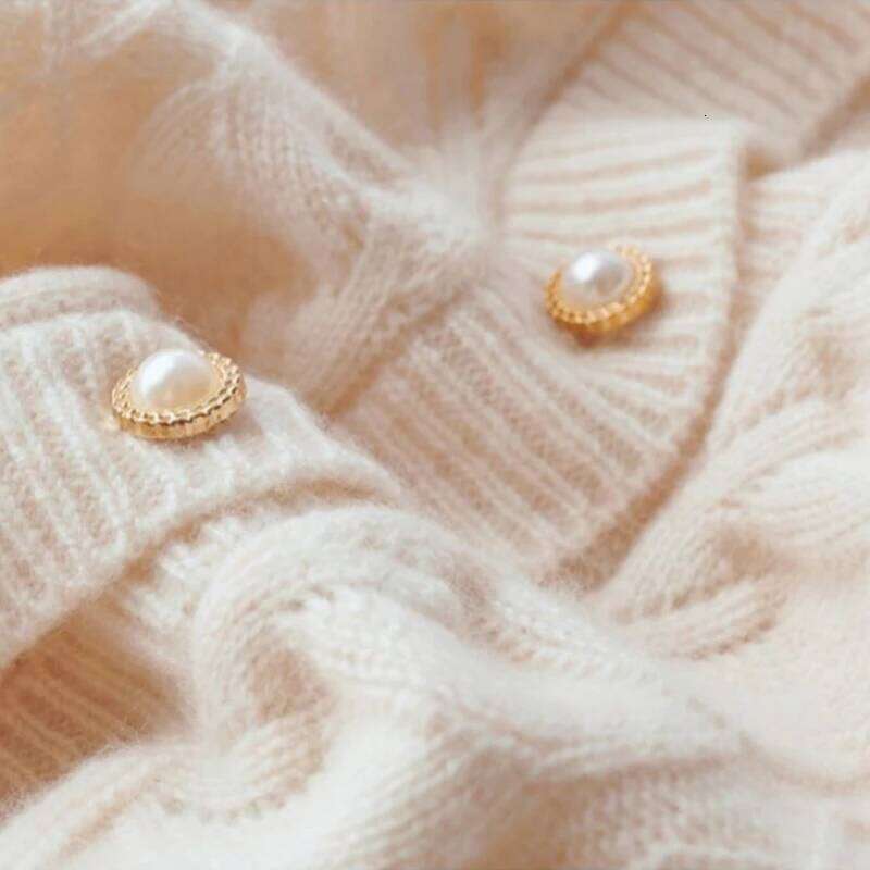 Cashmere Sweater Cardigan Women Single Breasted Long Sleeve Elegant Vintage Jumper Solid Wool Knitted Autumn Winter Outwear Z260313