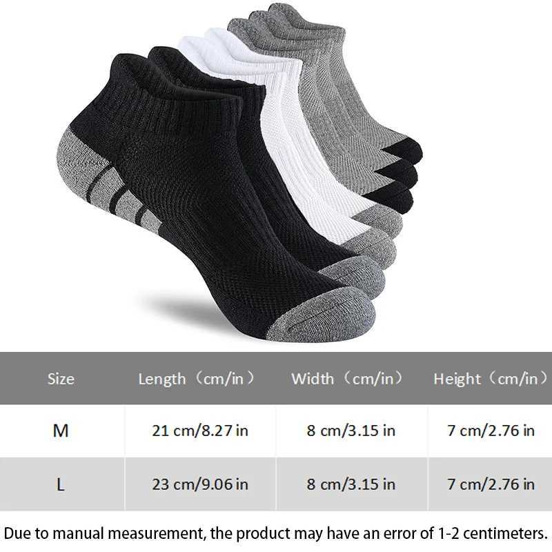 6/12 Pairs Mens Ankle Socks Professional Sports Cycling Socks Breathable Casual Soft Outdoor Athletic Running Short Socks D260313