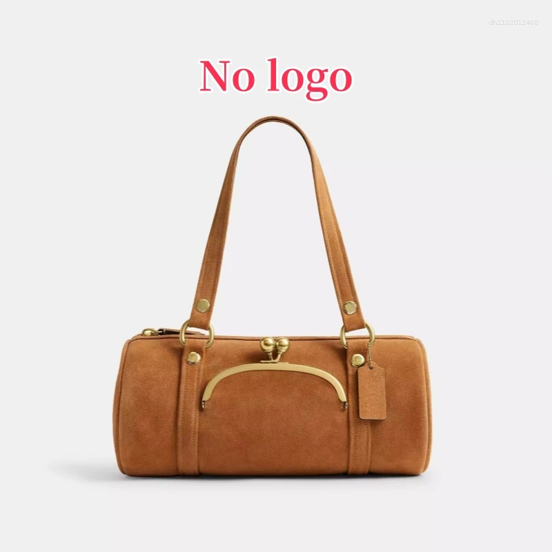 Shoulder Bags Kisslock Barrel Bag Fashionable Women's Top Handle Tote Luxury Designer Handbags Women For Ladies Everyday Style
