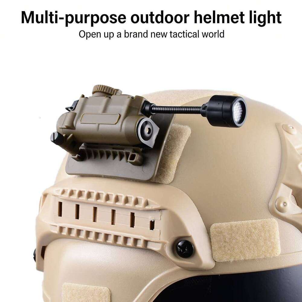 Tactical Strobe Light,Sidewinder LED Light,White Red Green Blue IR Light,Stalk Arc Rail Helmet Clip FlashLight 26L0313