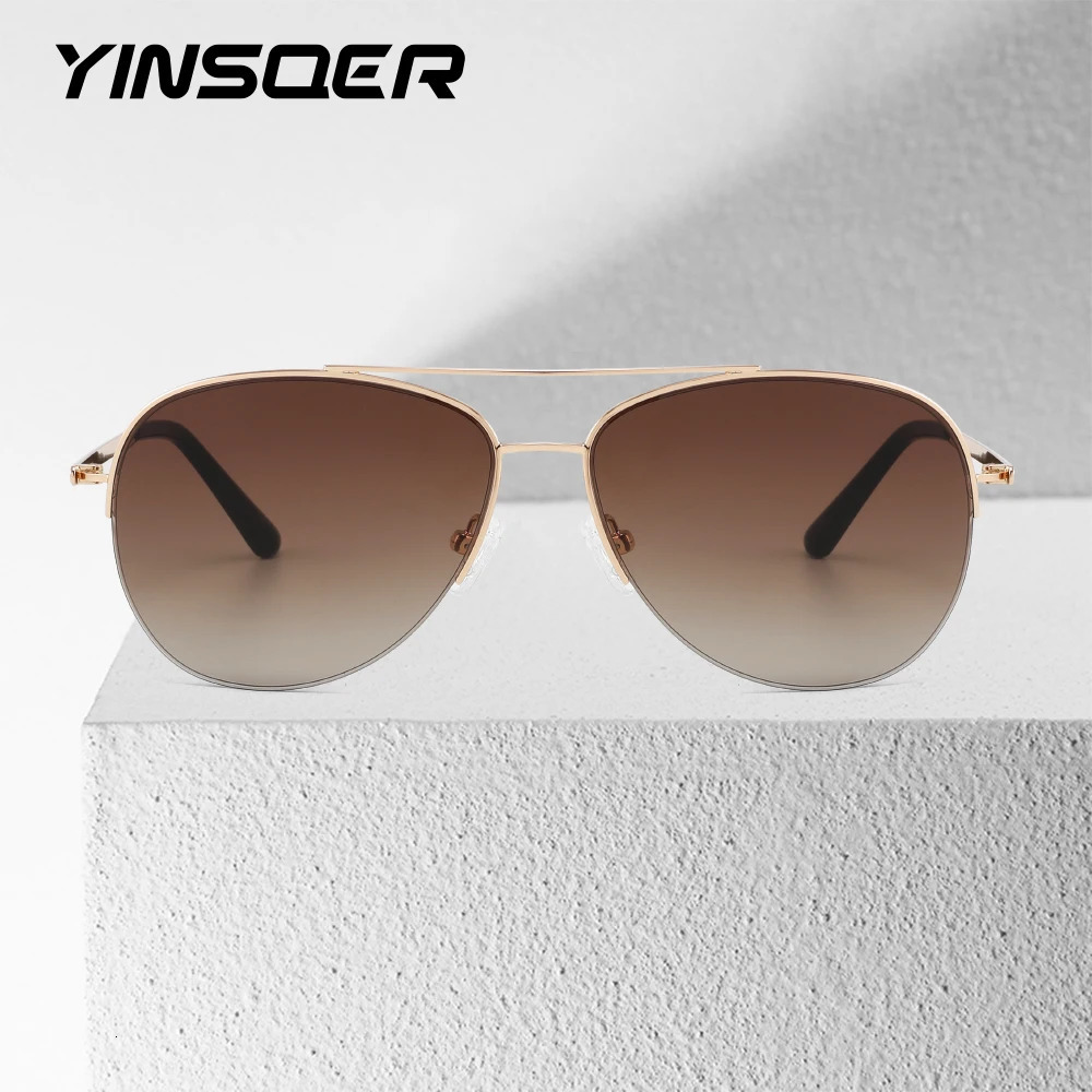 Classic Oversized Sunglasses for Men Women Polarized UV Protection Retro Metal Frame Trendy Outdoor Driving Shades 260312