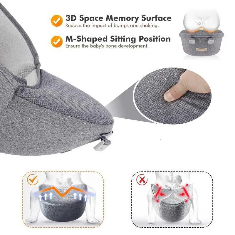 Baby Carrier Newborn to Toddler Convertible Carrier Ergonomic Infant Carriers Adjustable Strap Perfect Travel 3-36 Months Grey X260313