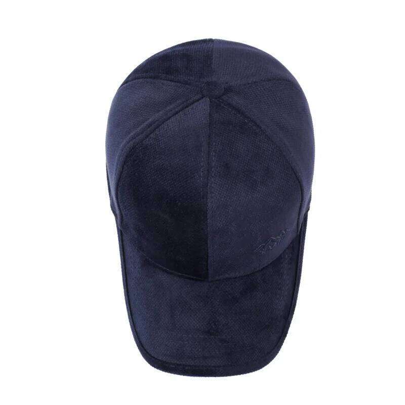 NORTHWOOD Men's Winter Baseball Women Cotton Windproof Cold Proof Thickened Dad Hat Warm Solid Trucker Cap for Outdoor Z260313