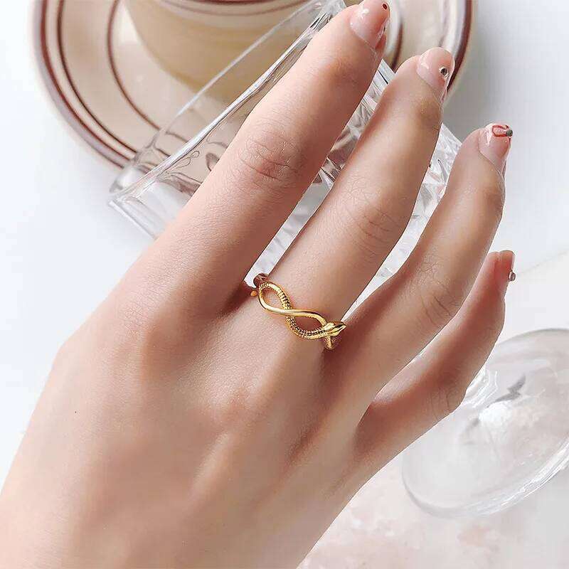 Sterling Silver Snake Wrap Dresses Engagement Rings For Women Couple Quality Jewelry Accessories Argent 925 H260312