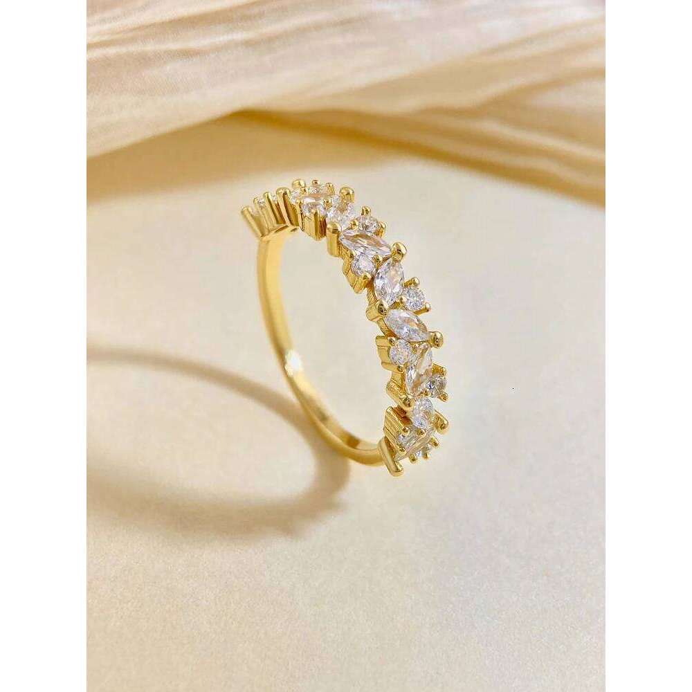 925 Sterling Silver Personalized Full Mariquesa Zircon Shiny Ring For Women Engagement Wedding Luxury High Quality Jewelry H260312