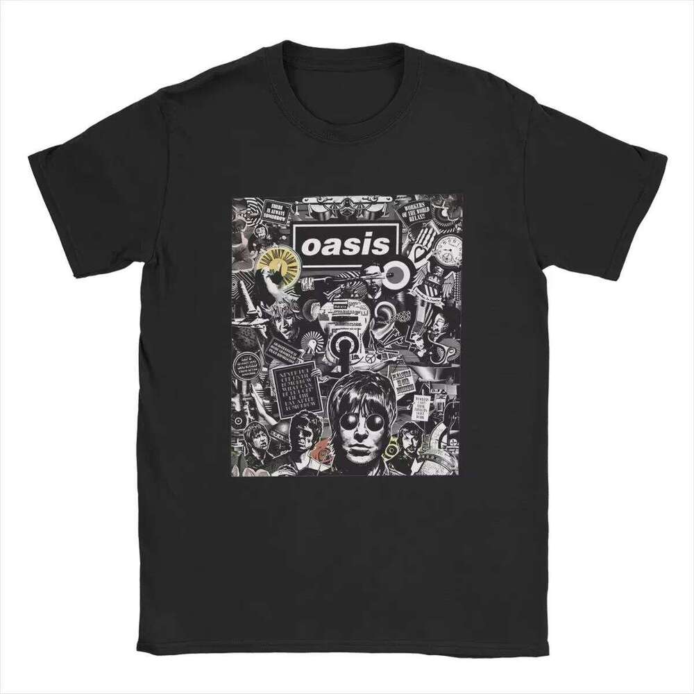 Classic Rock Band O-Oasis T-Shirt Women T Y2K Short Sleeve Tee Shirt Summer Fashion Clothing Gift for Fans Z260314