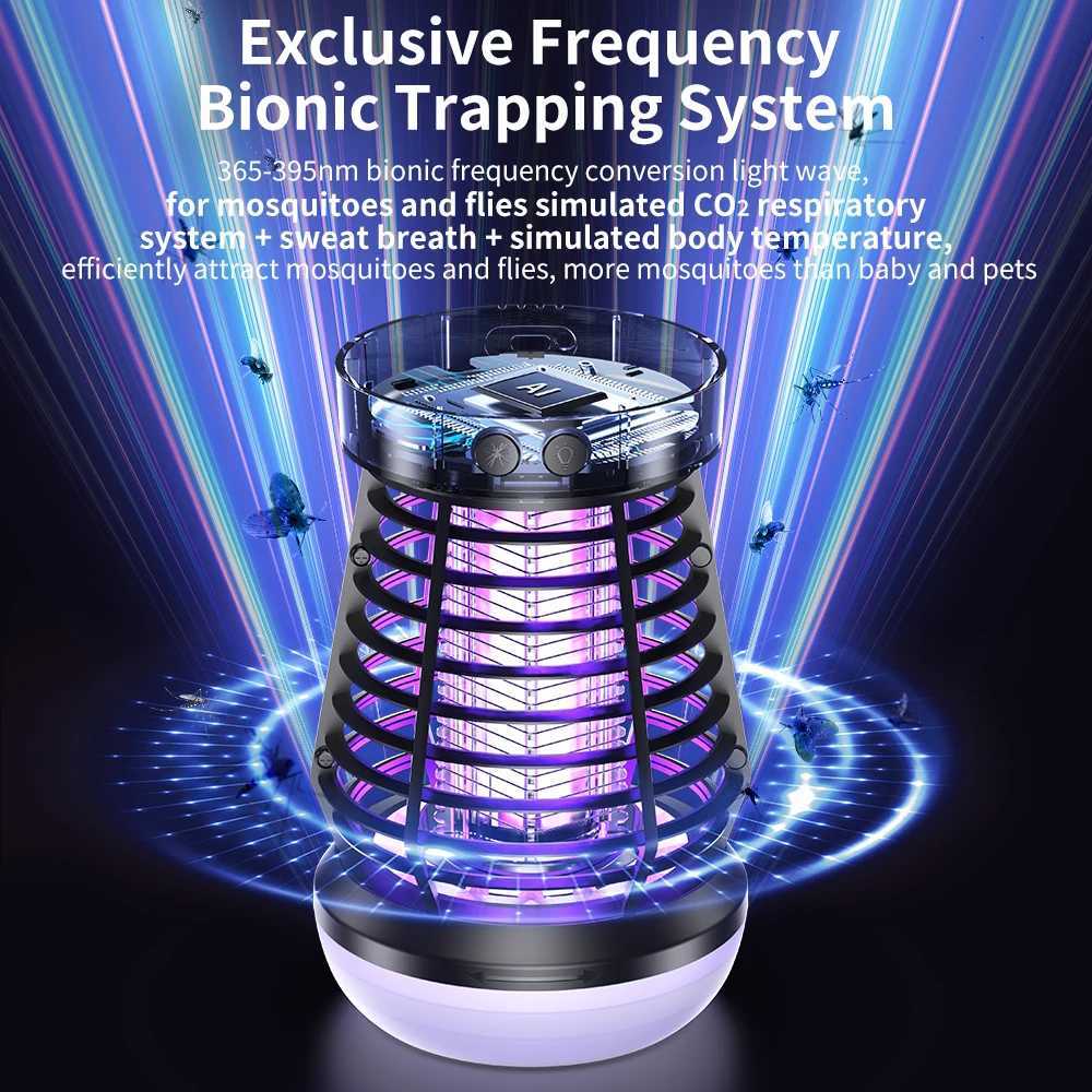 New LED Lamp Automatic Mosquito Attraction Physical Electric Shock Mosquito outdoor indoor multi-functional Electric Repellent H260313