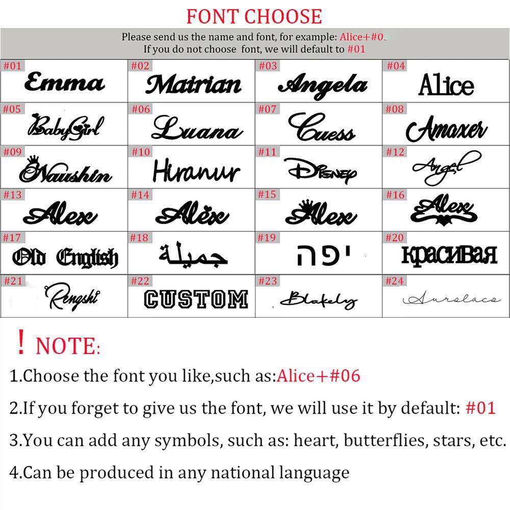 Custom NameName with Link Stainless Steel Paper Clip Chain Necklace Personalized Gifts for Mom 2023 New H260312