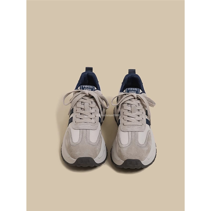 Designer Shoes Thick Soled Forrest Gump Shoes for Women Spring and Autumn New Korean Retro Versatile Dad Shoes Training Sneakers Trendy Shoes