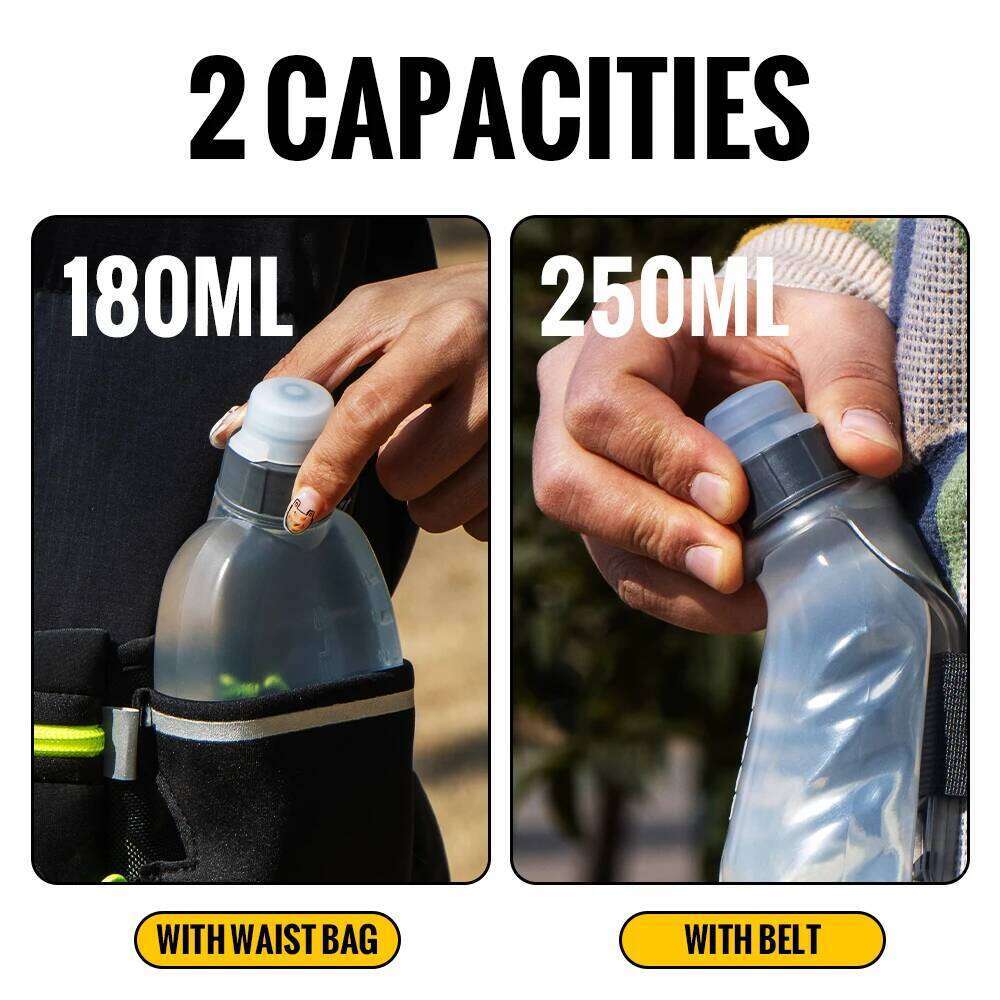 WRELS Handheld Sports BPA-Free Water Bottles the Running Hydration Belt for Marathon Hiking Cycling Z260313