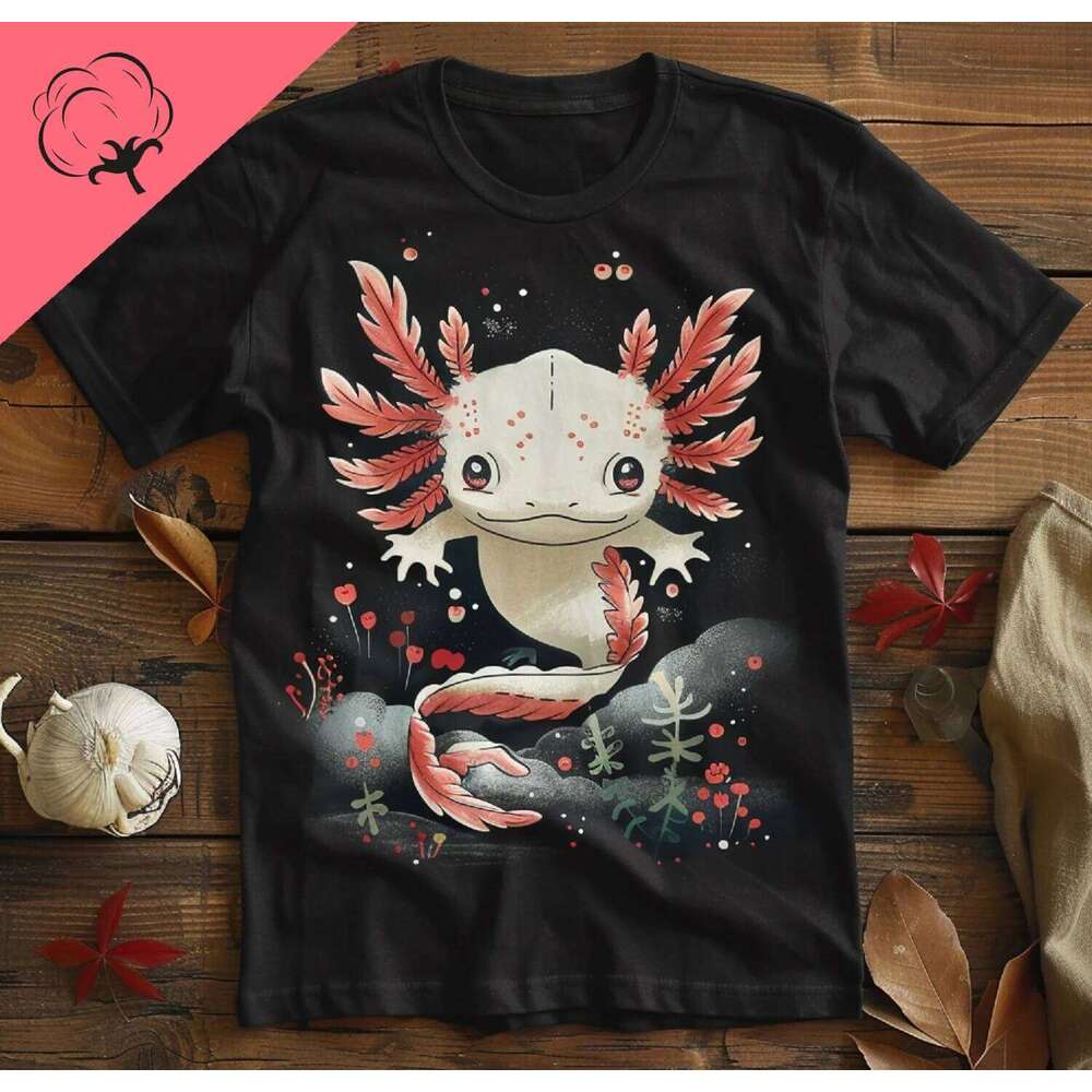Shirt Axolotls of The World Axolotl Animals T-Shirt Aesthetic Women Clothing Graphic T Shirts Kawaii Clothes Z260314