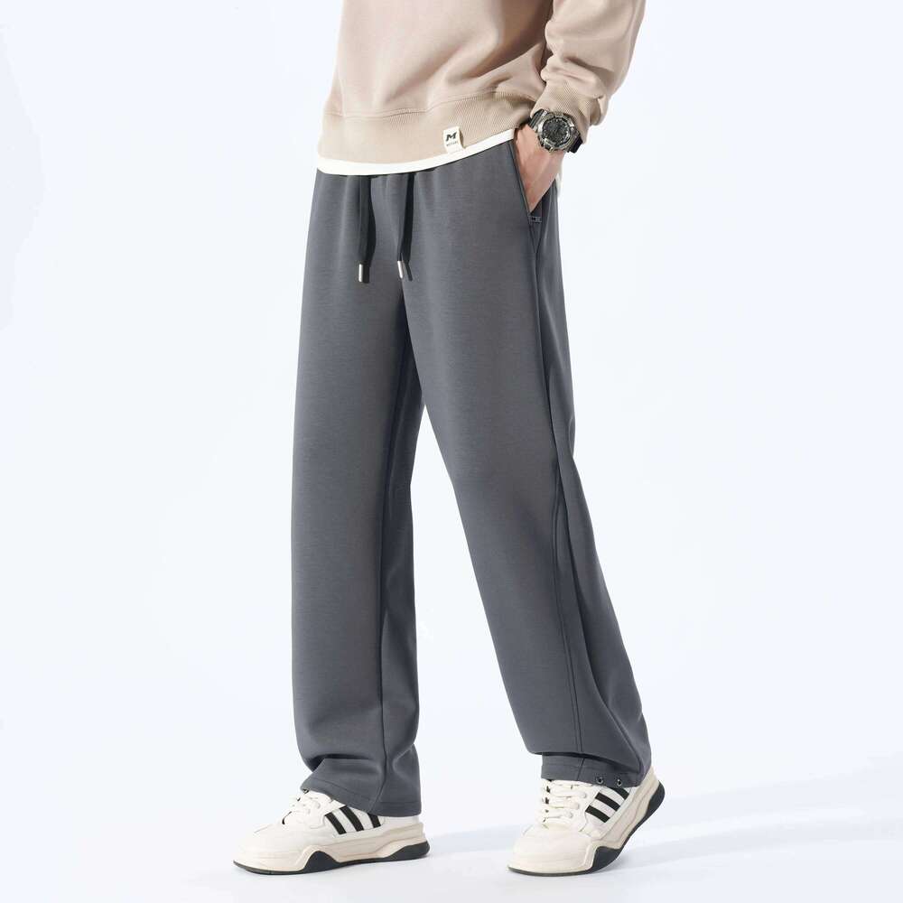 2025 New Autumn Winter 190 Tall Men's Extra-long 120cm Length Of Trousers Elastic Waist Versatile Sports Pants High Quality Z260315