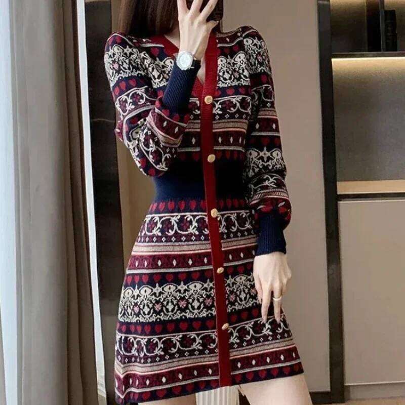 A Line Woman Knitted Dress Short Crochet Dresses for Women Korean Style Extreme Mini Hot On Promotion Elegant and Beautiful G X Z260314