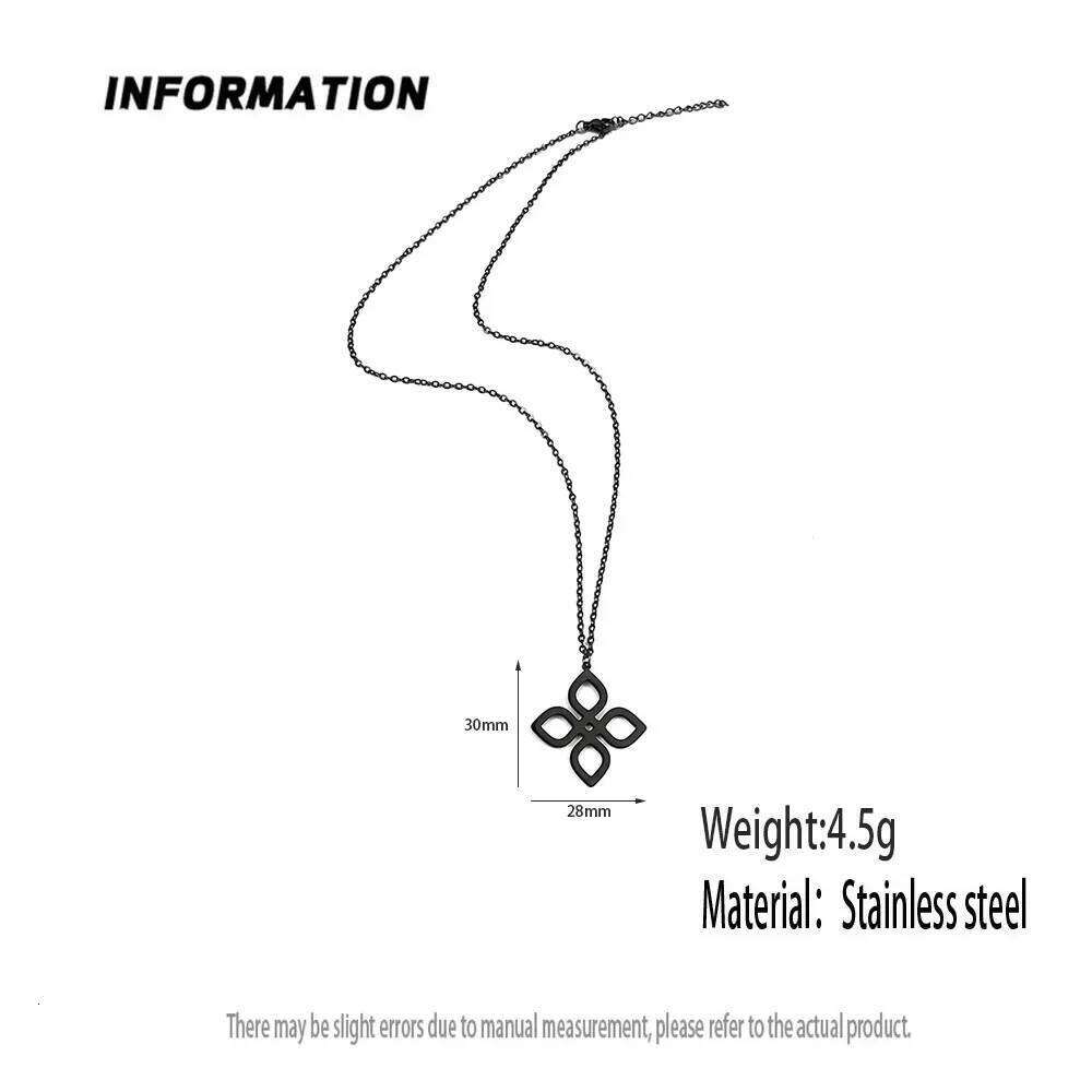 Stainless Steel for Women Man r's Cr Gold Color Pendant Necklace Engagement Jewelry H260312