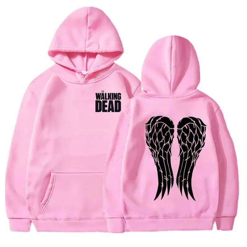 2025 New Fashionable Interesting Walking Dead Printed Crow Men's and Women's Casual Autumn/Winter Outdoor Sports Hoodie Z260314
