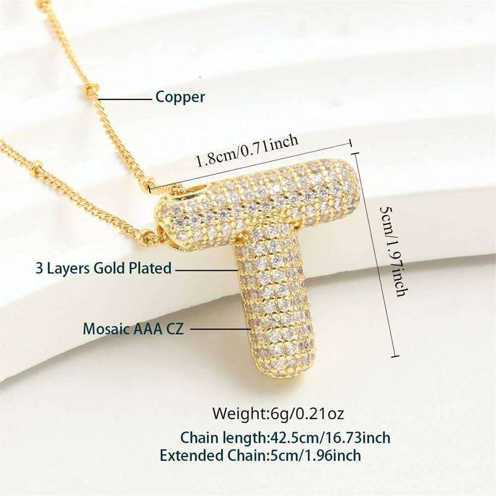 Vintage Stainless Steel Golden letter pendant A-Z Alphabet Initial Necklace for Women Box Chain Collar Jewelry Gift H260312